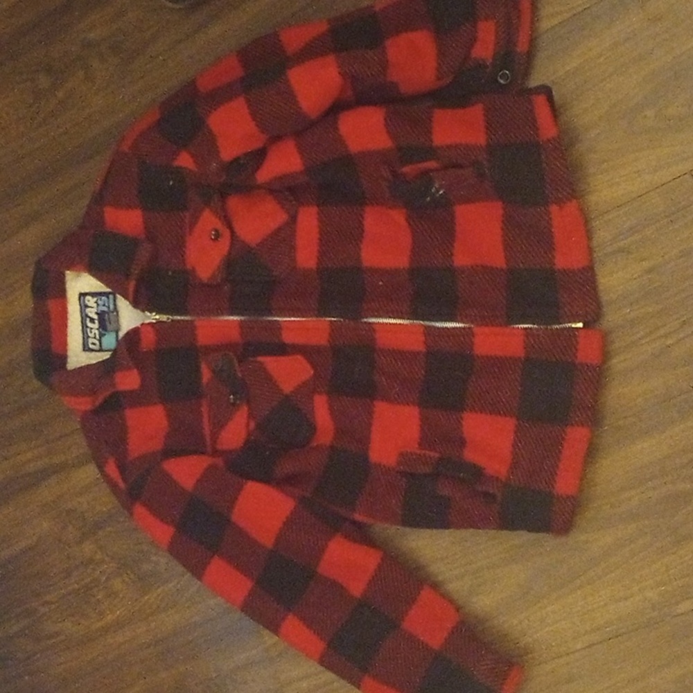 Oscar kids checkered pattern jacket